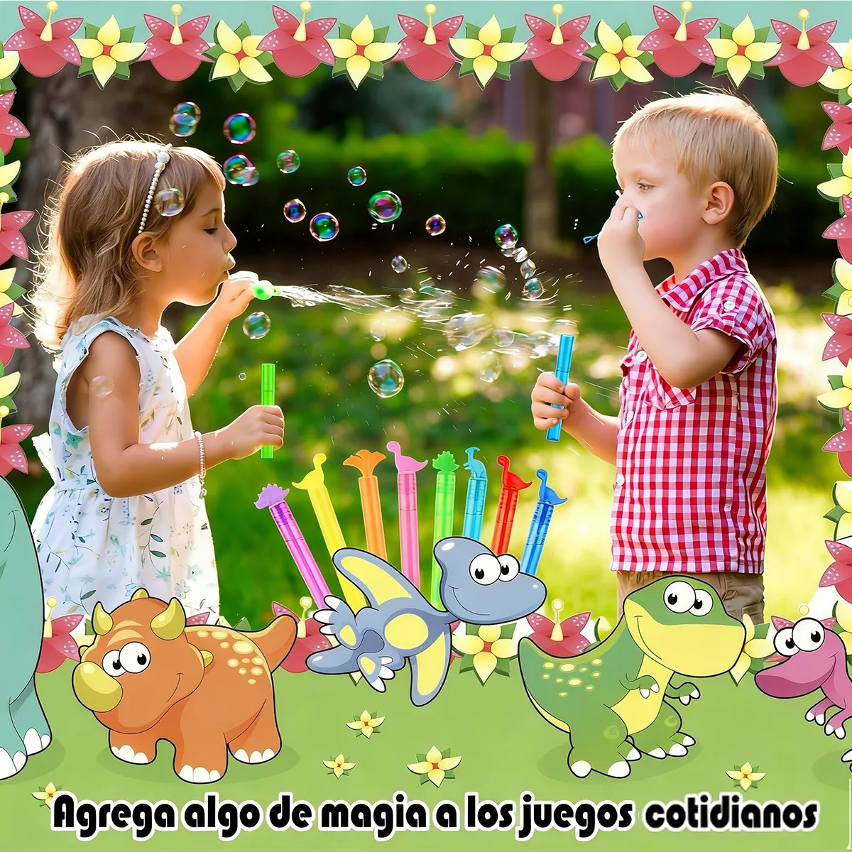 GENERICO - Paquete De 48 Burbujas De Dinosaurio Para Niños Regalo