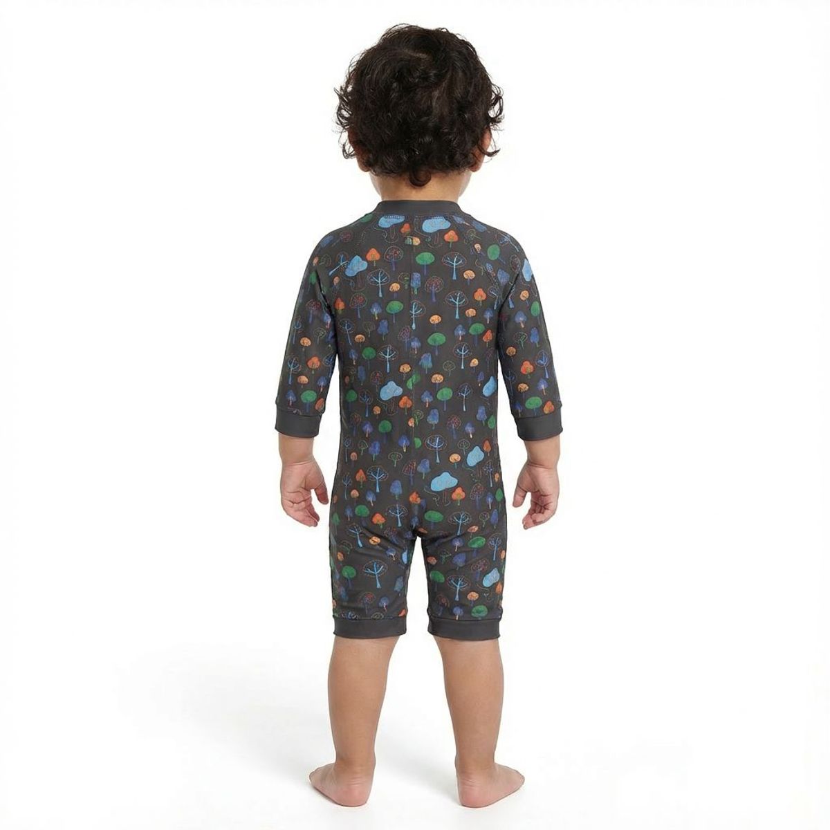 BONVERANO - Traje De Baño Con Cierre Completo Bebé Niños Protección UV