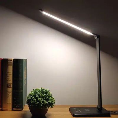 Imagen 2 del producto Lámpara Escritorio Recargable y Atenuación de 5 Niveles-Negro LED
