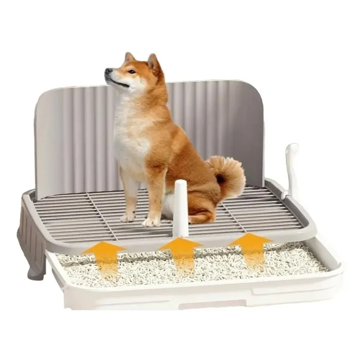 KUANGYE - Baño Para Perros Con Poste Urinario Higiénico Y Fácil De Limpiar