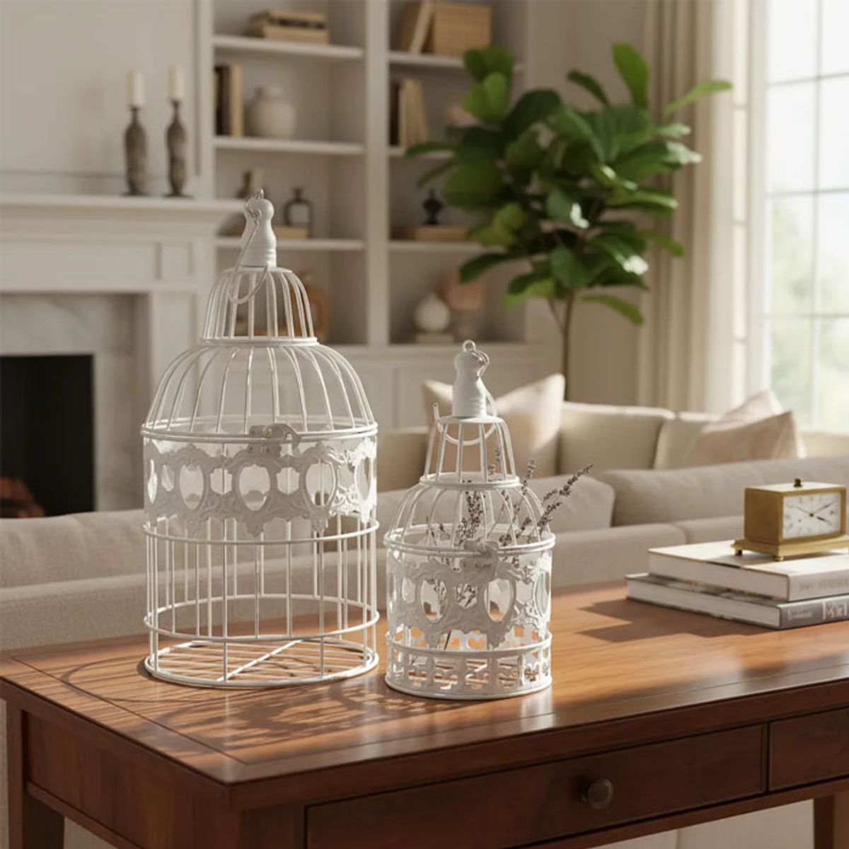 BRIC - Set 2 Jaulas Para Decorar Centros De Mesa