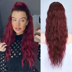 TIOZONEY - Peluca de forma ondulada