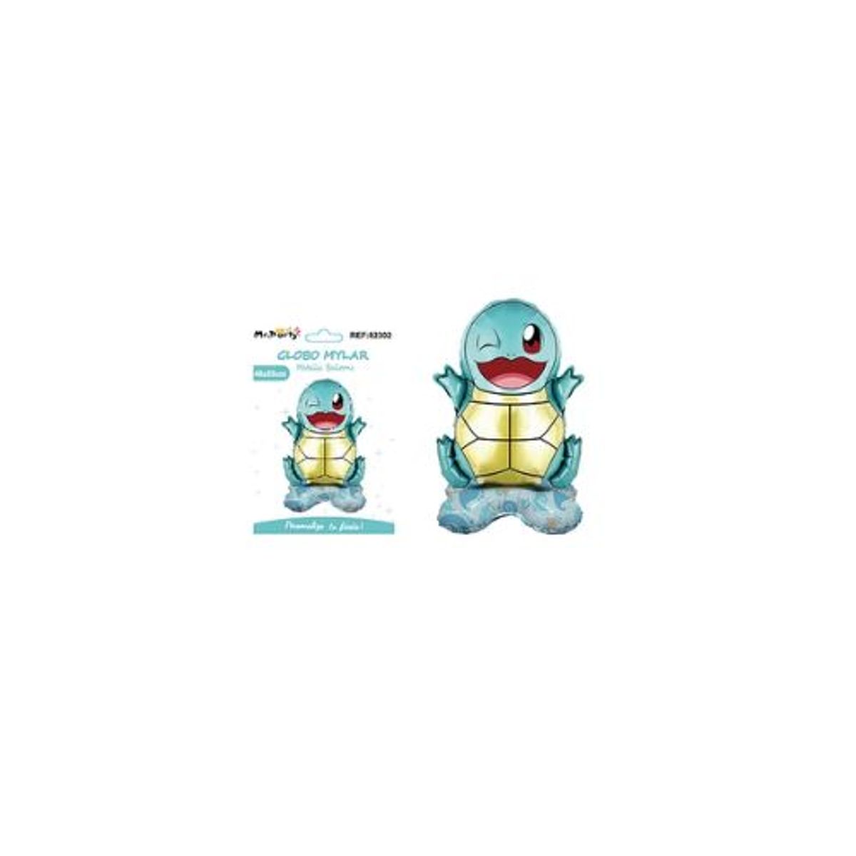 GENERICO - Globo metálico pokemon Squirtle 40X55cm