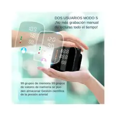 GENERICO - Tensiómetro Digital De Muñeca Recargable Pantalla LCD