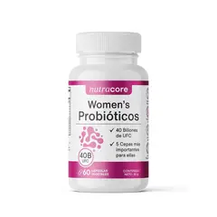 NUTRACORE - Probiótico Mujer 40 Billones - 60 Cápsulas Vegetales -