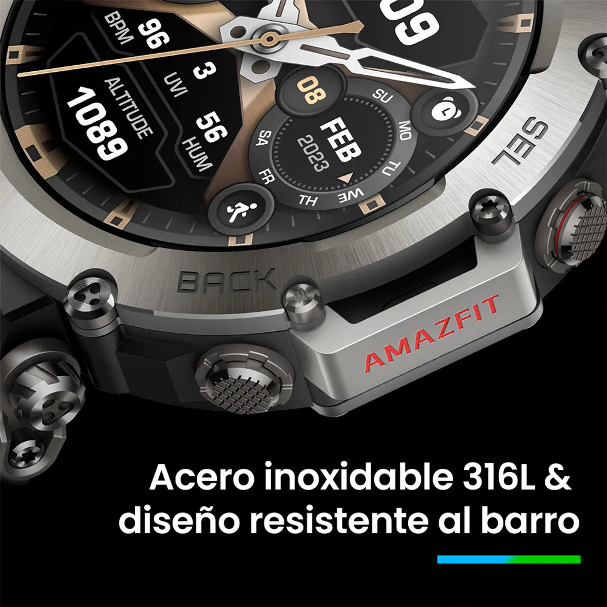 AMAZFIT - Reloj Inteligente T-REX Ultra Amazfit