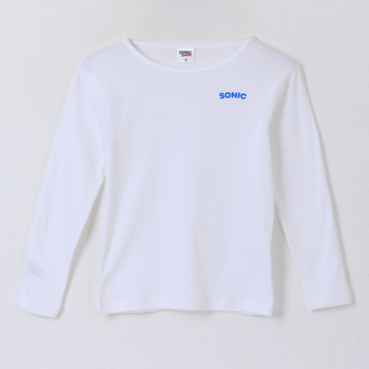 SONIC - Bipack Camiseta Escolar Niño Manga Larga Blanco Sonic