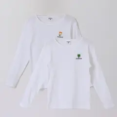 MINECRAFT - Bipack Camiseta Escolar Niño Manga Larga Blanco