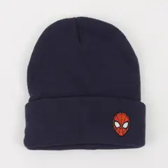 MARVEL - Gorro Escolar Niño Pin Azul Marino Spiderman
