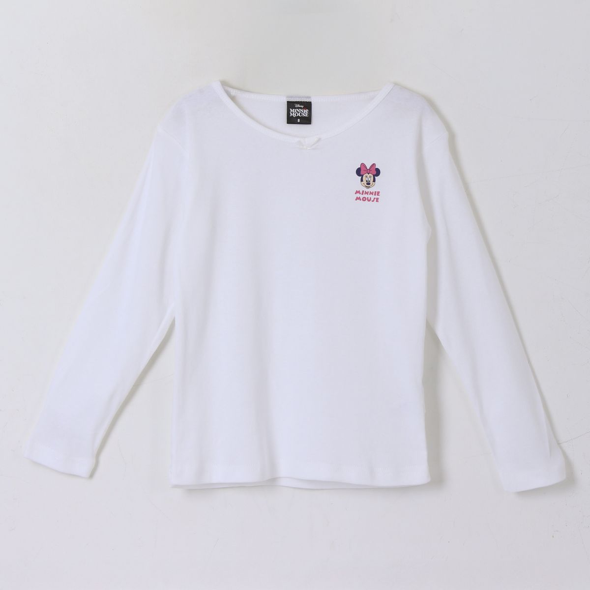 DISNEY - Bipack Camiseta Escolar Niña Manga Larga Blanco Minnie