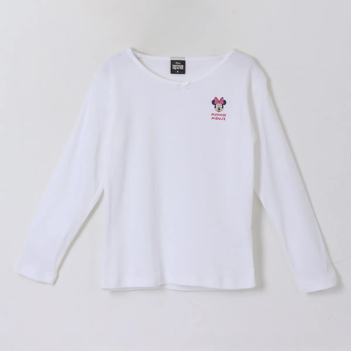 DISNEY - Bipack Camiseta Escolar Niña Manga Larga Blanco Minnie