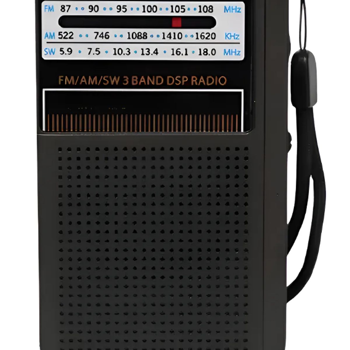 IRM - Radio Vintage Portátil MeidiMake FMAMSW USB Negro Modelo IRM-12670