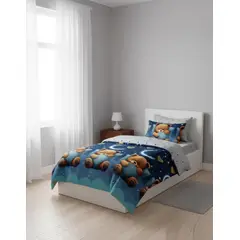 GENERICO - CUBRECAMA PARA NIÑOS Y NIÑAS TELA QUILT DE VERANO HERMOS DISEÑO 1.5 PLAZAS LZ