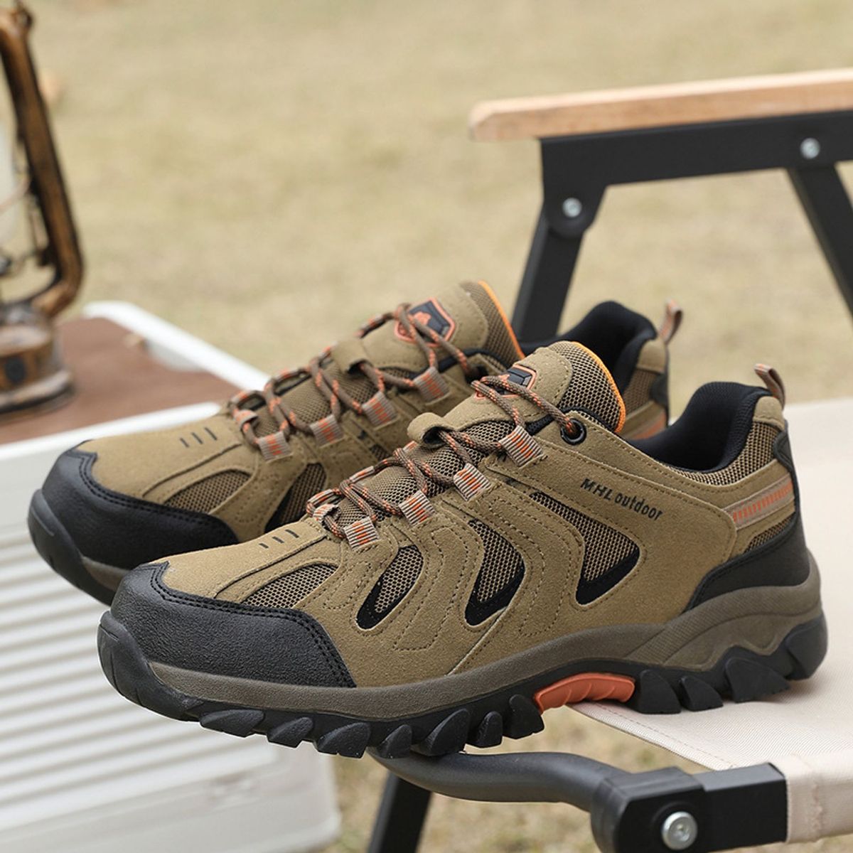 TIOZONEY - Zapatos de montaña-Café