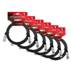 KIRLIN - Pack 6 cableMicrofonoSeriecXlr3M Mpc6-280-3