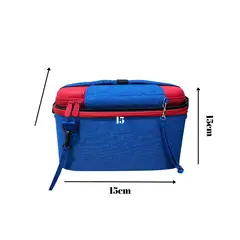 GENERICO - Bolso Maleta Transporte + Estuche Rojo-Azul Compatible Switch 2