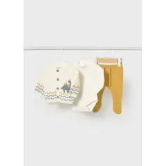 MAYORAL - Conjunto 3 piezas polaina recién nacido