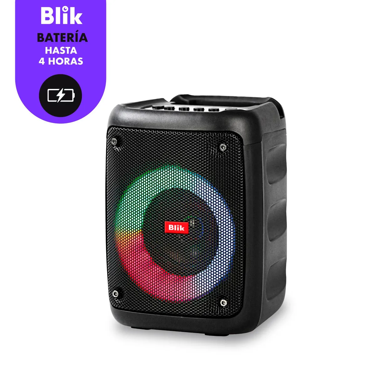 BLIK - Parlante Karaoke Bluetooth 5.3 Blik Voice Tws RGB 10W RMS