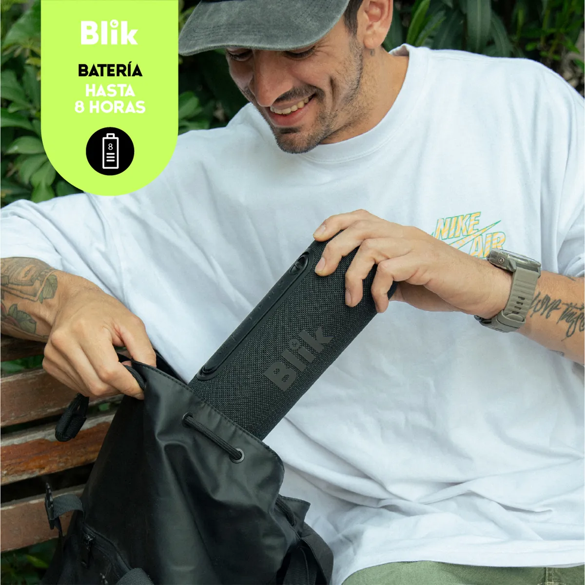 BLIK - Parlante Portatil Blik Live Black Bluetooth 5.3 RMS 10W RMS