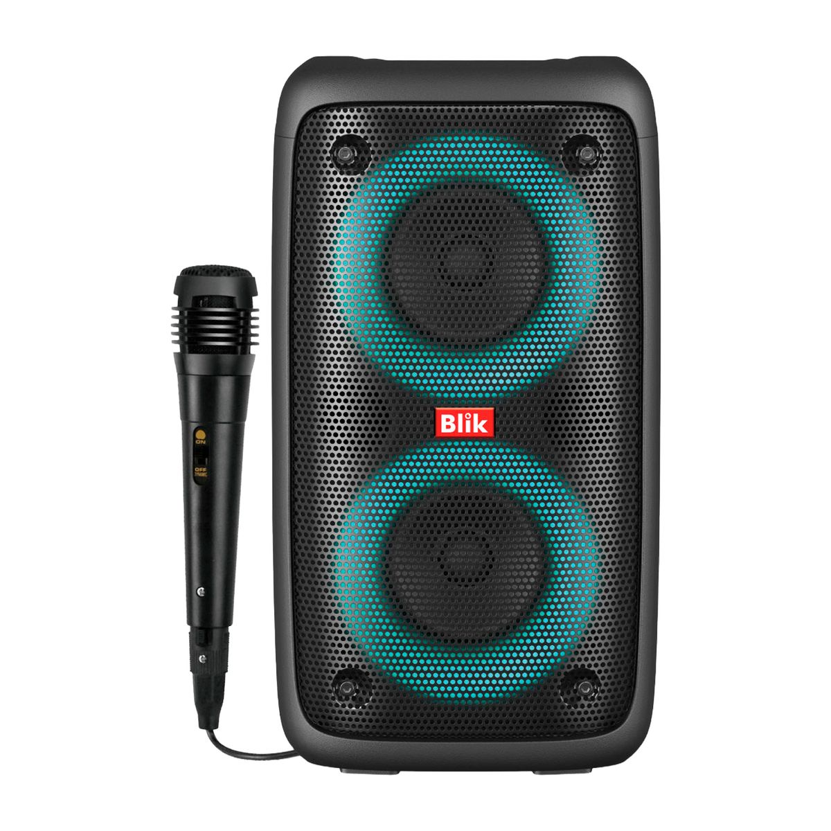 BLIK - Parlante Karaoke Bluetooth 5.3 Blik Voice 3 Tws RGB 10W RMS