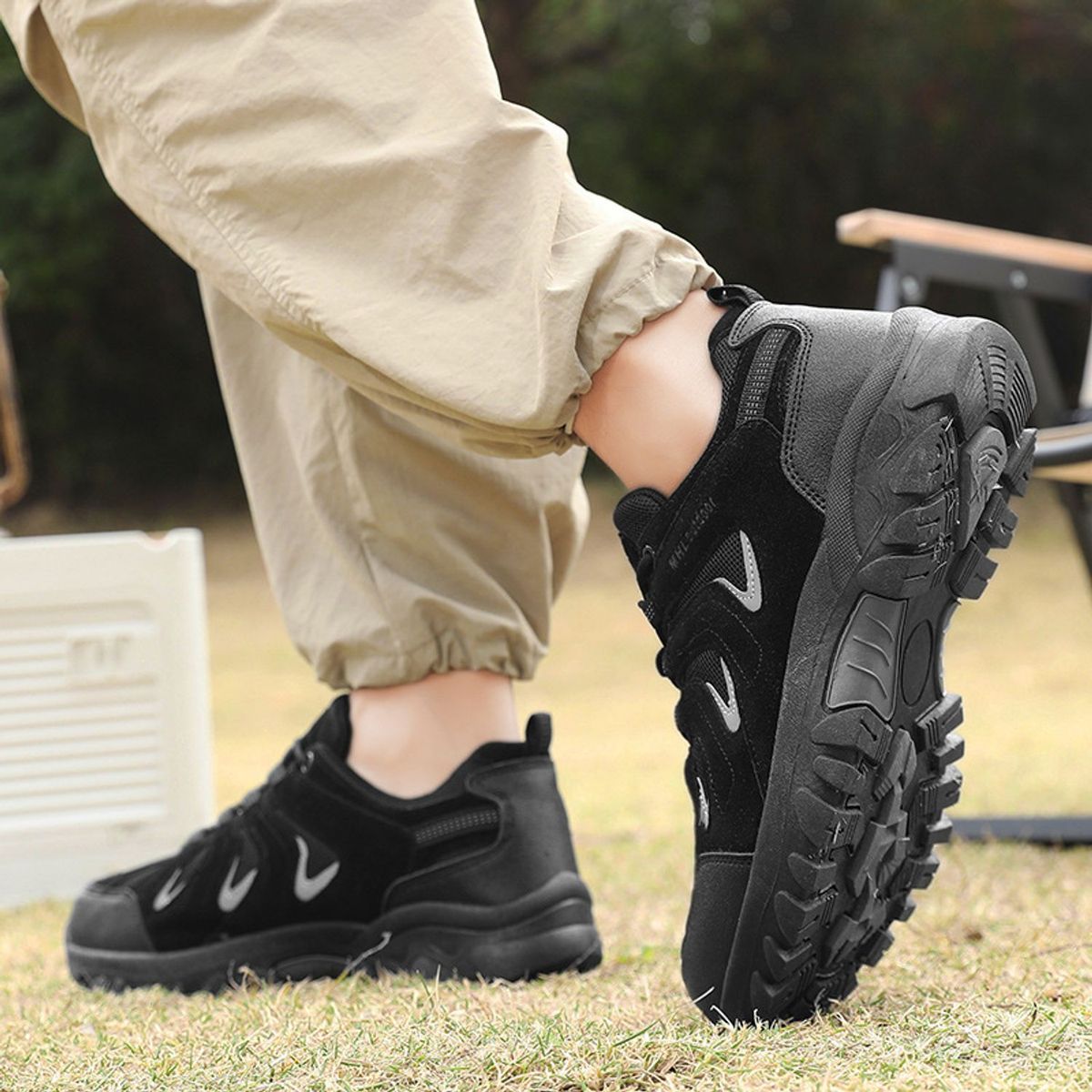 TIOZONEY - Zapatos de montaña-Negro