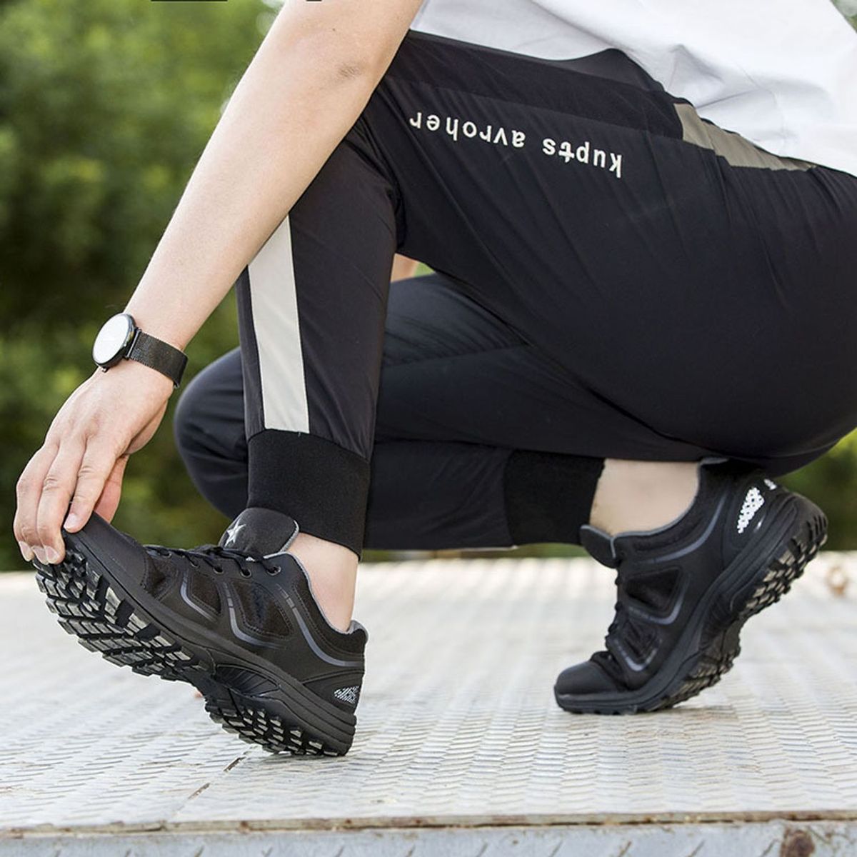 TIOZONEY - Zapatos de montaña-Negro