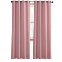 Cortinas Bumbu Liso Hogar 2 Paños 140x220 Cm