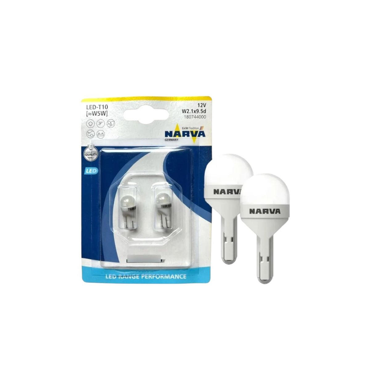NARVA - Kit Ampolletas Led T10 W5W para Auto