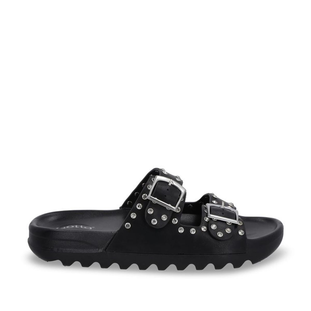 GOTTA - Sandalia Plana Negra Mujer 52060