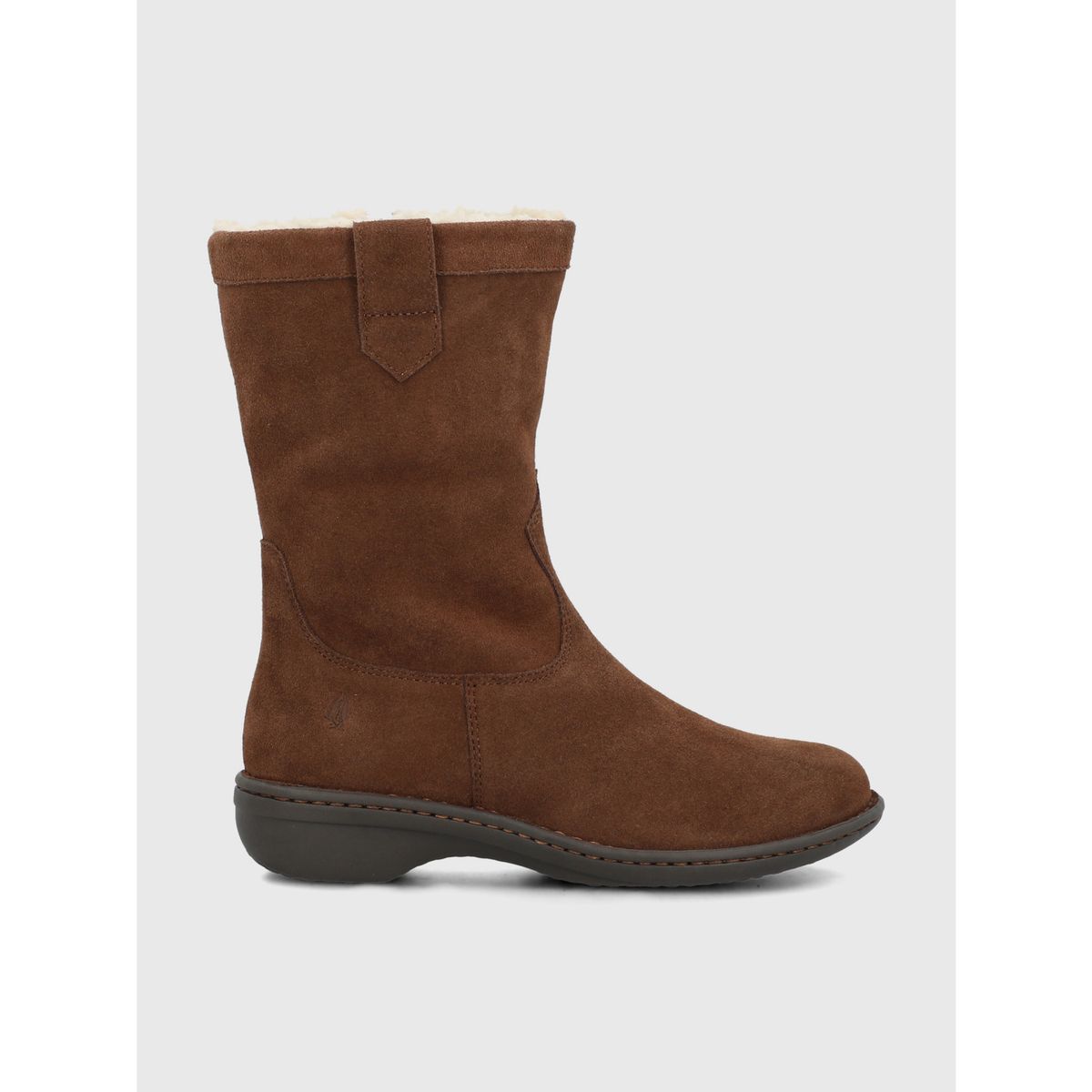 HUSH PUPPIES - Bota Cuero Mujer Kimano Café HUSH PUPPIES