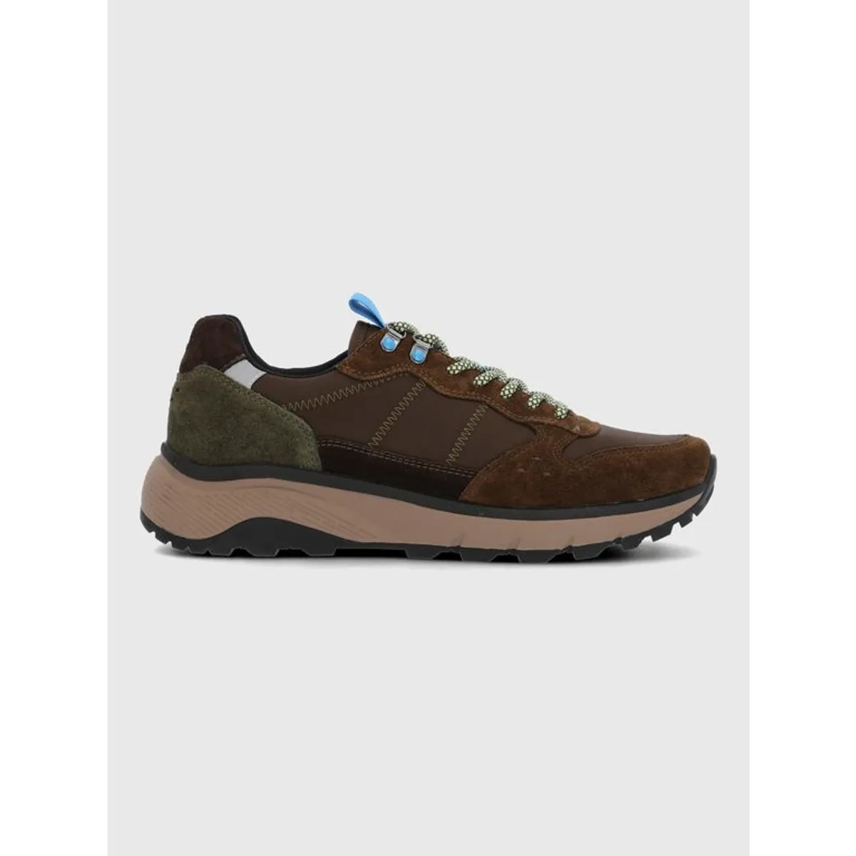 HUSH PUPPIES - Zapatilla Cuero Hombre Lux Café HUSH PUPPIES