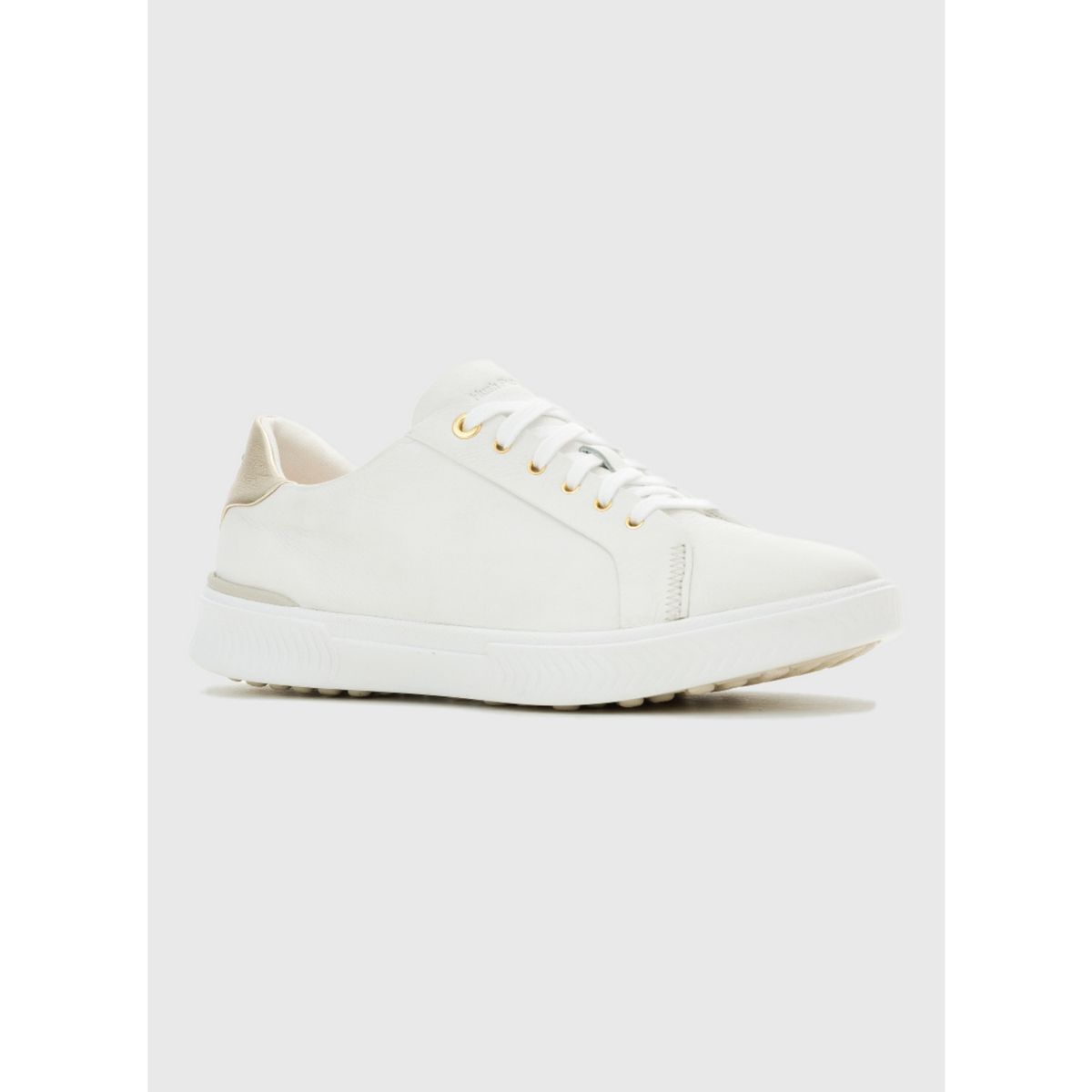 HUSH PUPPIES - Zapatilla Cuero Mujer Mae Laceup Blanco HUSH PUPPIES