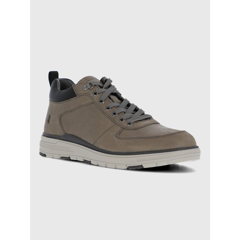 Botin Cuero Hombre Bruce Gris