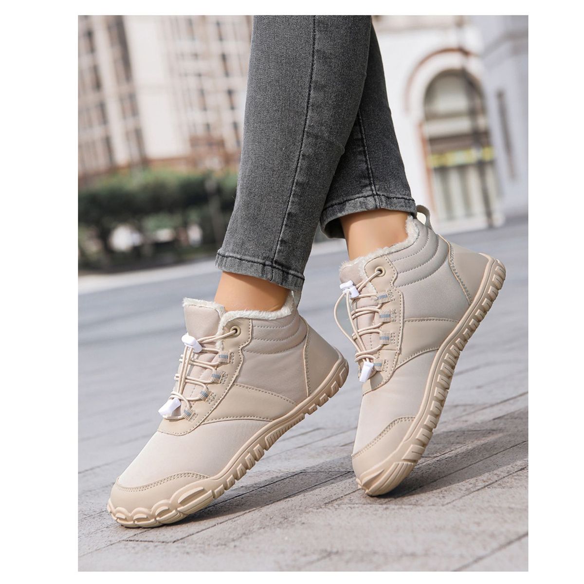 TIOZONEY - Zapatos de hombre para actividades al aire libre-Beige