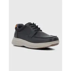 HUSH PUPPIES - Zapatilla Cuero Hombre Molte Azul