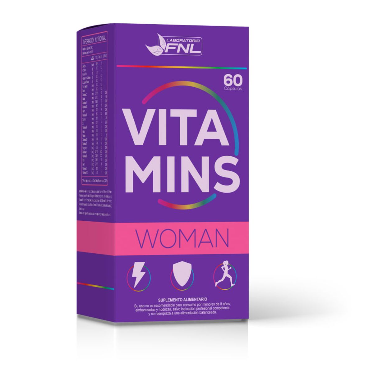 FNL - FNL Suplemento Vitamins Woman 60 cápsulas