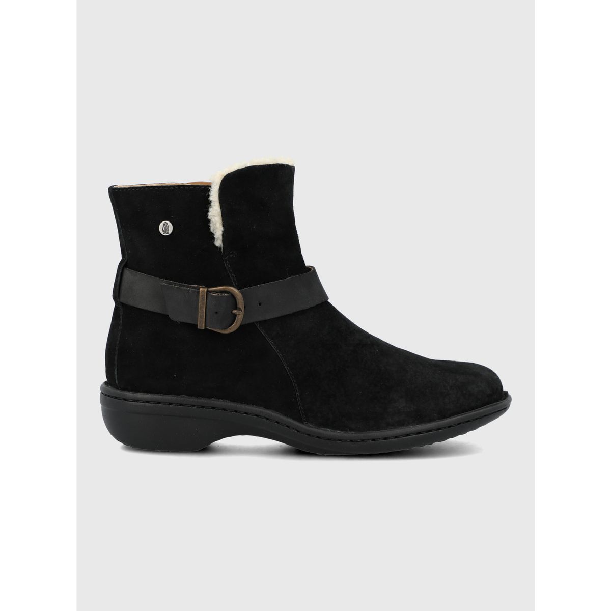 HUSH PUPPIES - Botin Cuero Mujer Ancona II Negro HUSH PUPPIES