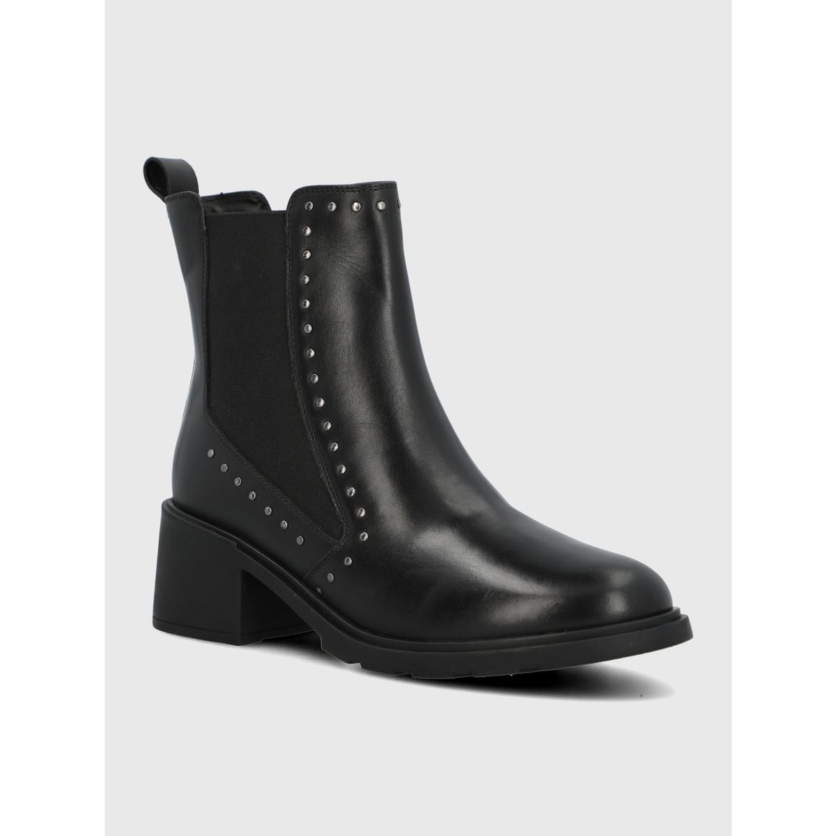 HUSH PUPPIES - Botin Cuero Mujer Lamas Negro HUSH PUPPIES