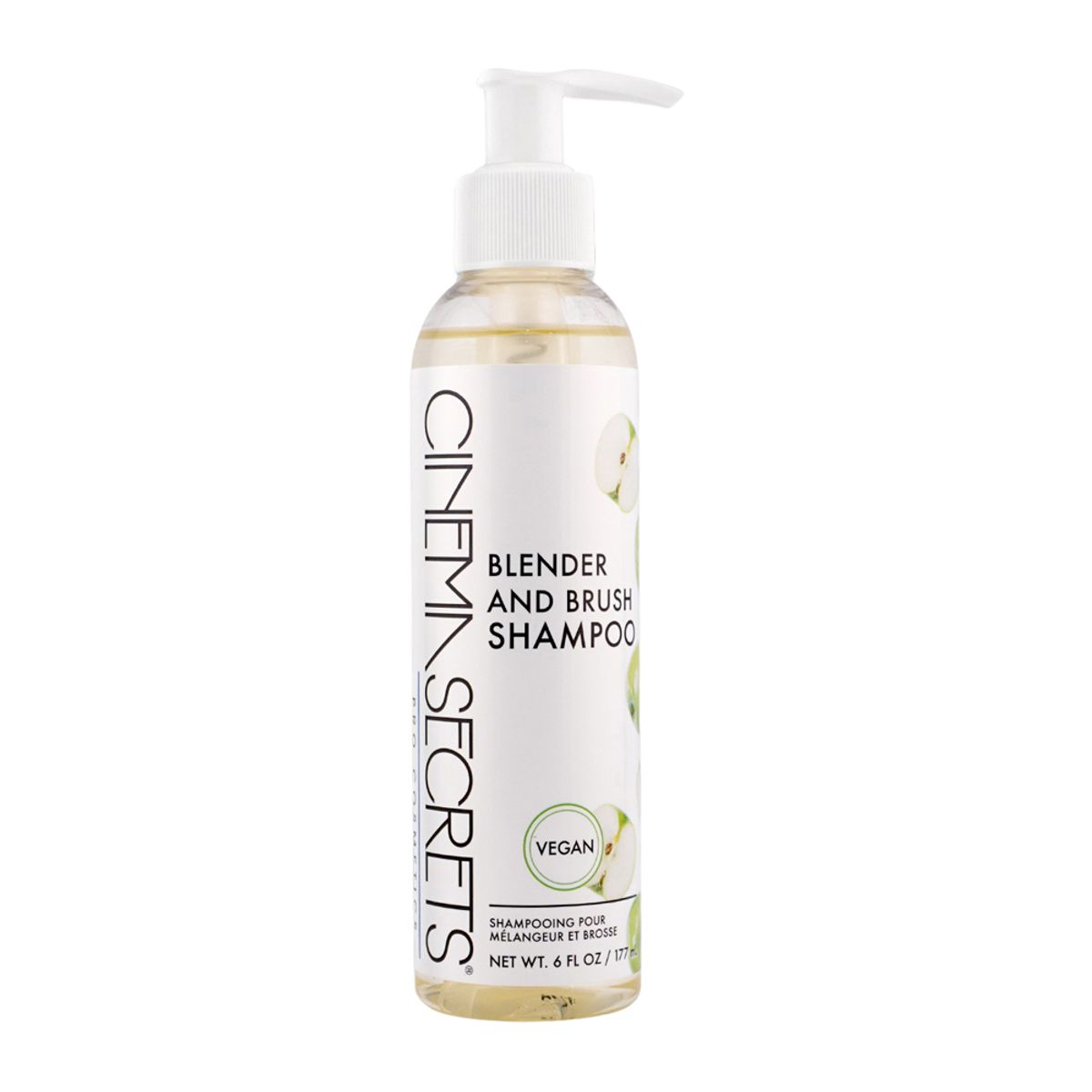 CINEMA SECRETS - Shampoo difuminador y brocha de manzana verde - CINEMA SECRETS