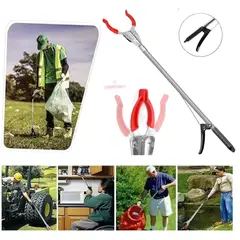 GENERICO - Pinza Garra Recogedor Alcanzador De Objetos Largo Alcance X2