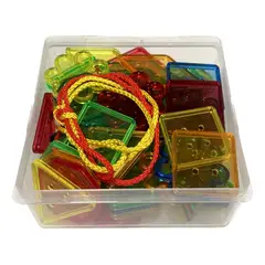 JM - Botones Plásticos Para Enhebrar Traslucidos 60un