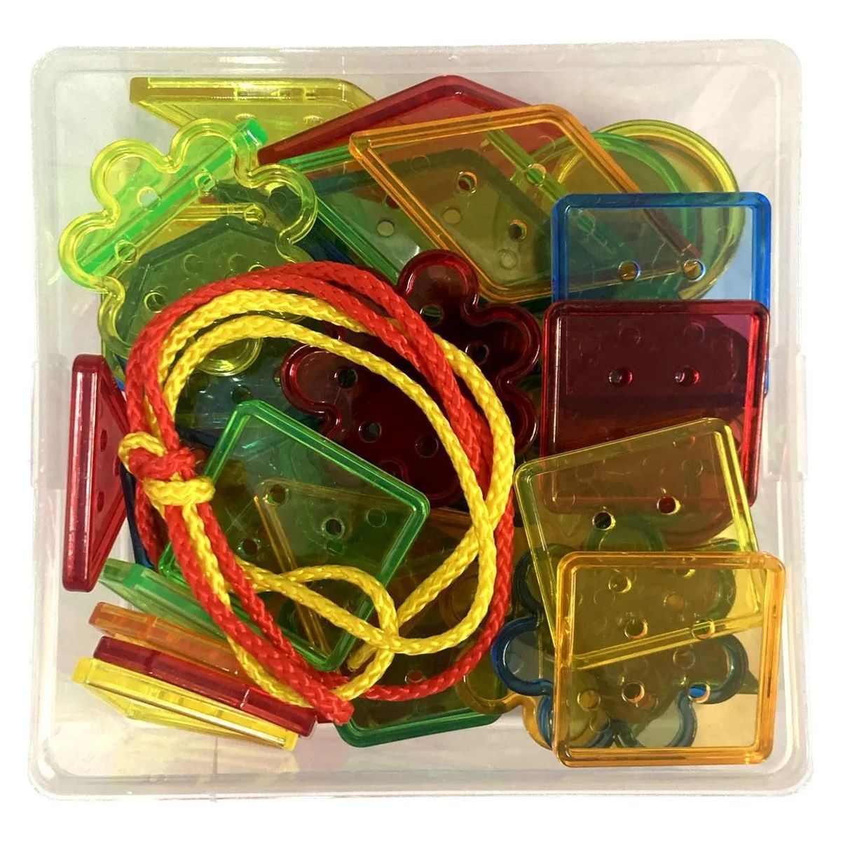 JM - Botones Plásticos Para Enhebrar Traslucidos 60un