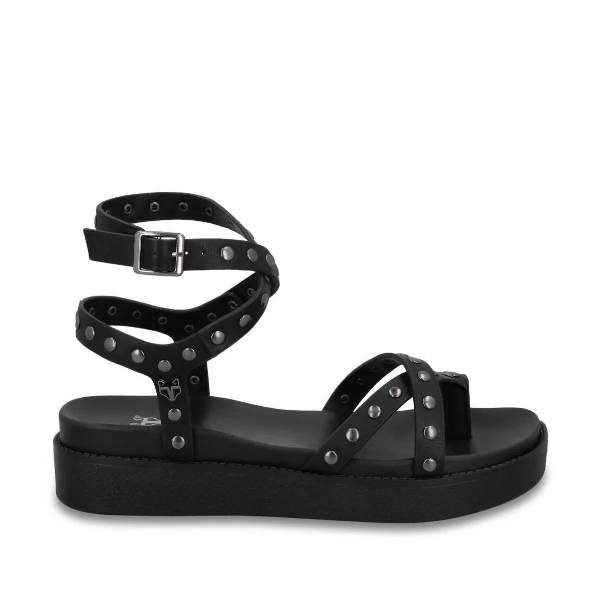GOTTA - Sandalia Plataforma Negra Mujer 64170