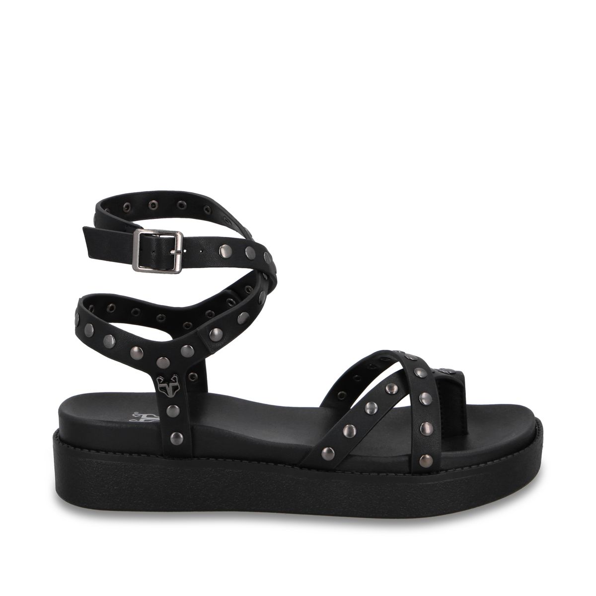 GOTTA - Sandalia Plataforma Negra Mujer 64170