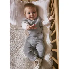 MAYORAL - Conjunto chaleco 3 piezas recién nacida