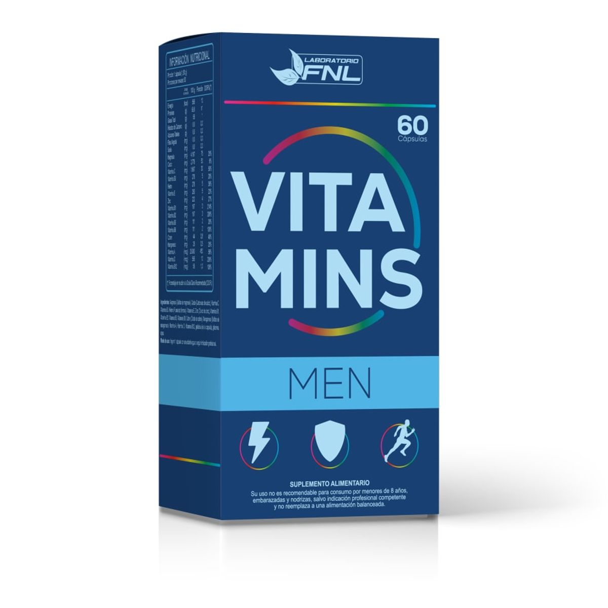 FNL - FNL Suplemento Vitamins Men 60 Cápsulas