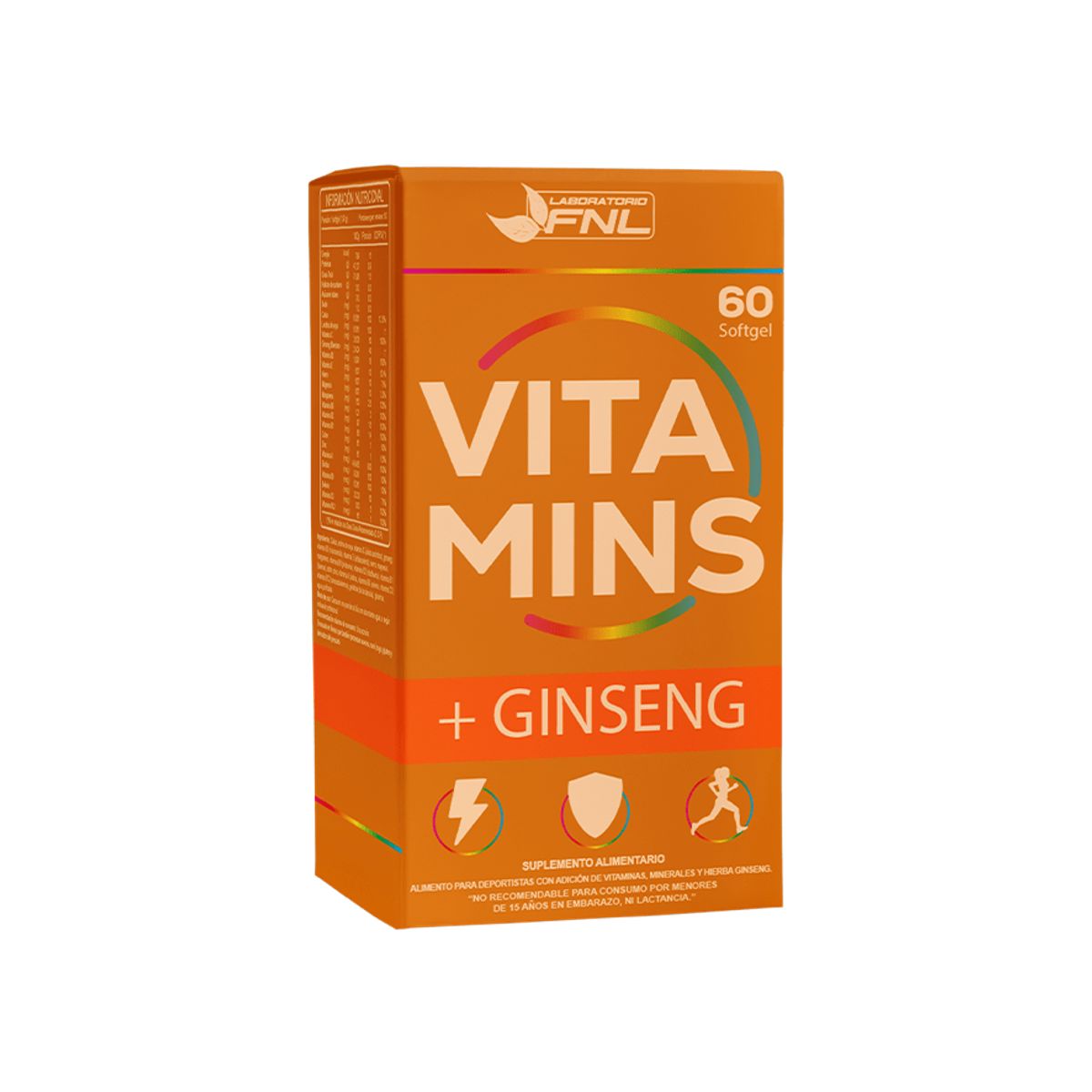 FNL - FNL Suplemento Vitamins + Ginseng