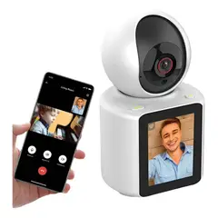 GENERICO - Camara Videollamada Bebes mascotas adulto mayor hogar seguridad Con Visión Nocturna