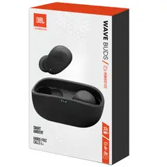 JBL - Audífonos Bluetooth TWS Wave Buds Autonomía de 32H Black
