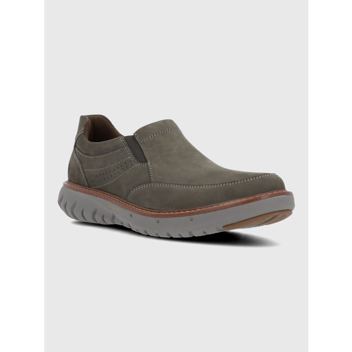 HUSH PUPPIES - Slip On Cuero Hombre Smart Slop Grey HUSH PUPPIES